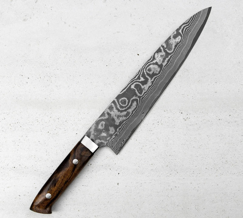 Takeshi Saji - IW Ręcznie kuty nóż Szefa 24cm Tojiro - VG-10
