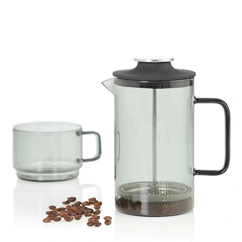 AdHoc - Kawiarka French Press IMPACT szara 600ml
