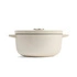 KitchenAid - garnek żeliwny z pokrywką 3,3L Almond Cream