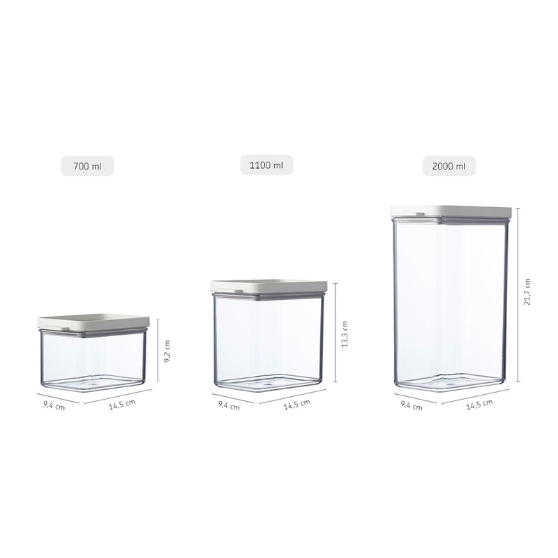 Mepal - Zestaw 3 pojemników Omnia Nordic Sage