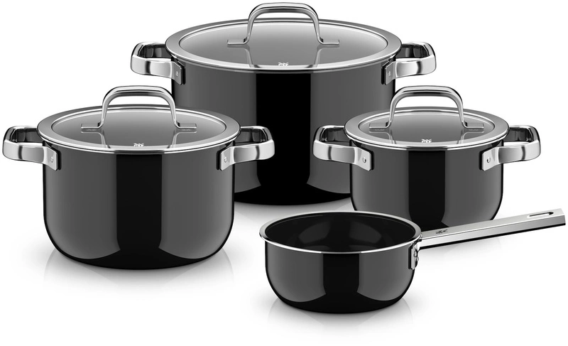 WMF - Zestaw garnków Fusiontec MineralPro czarny 4 szt