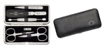 Zwilling - zestaw do manicure - czarne skórzane etui, 5 elementów Twinox