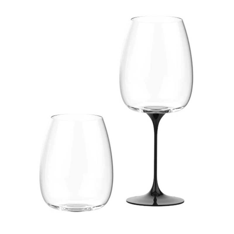 Trebonn - SplitGlass - zestaw 2 czarnych kieliszków Bolgheri