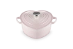 Le Creuset - brytfanna w kształcie serca 20 cm Shell Pink