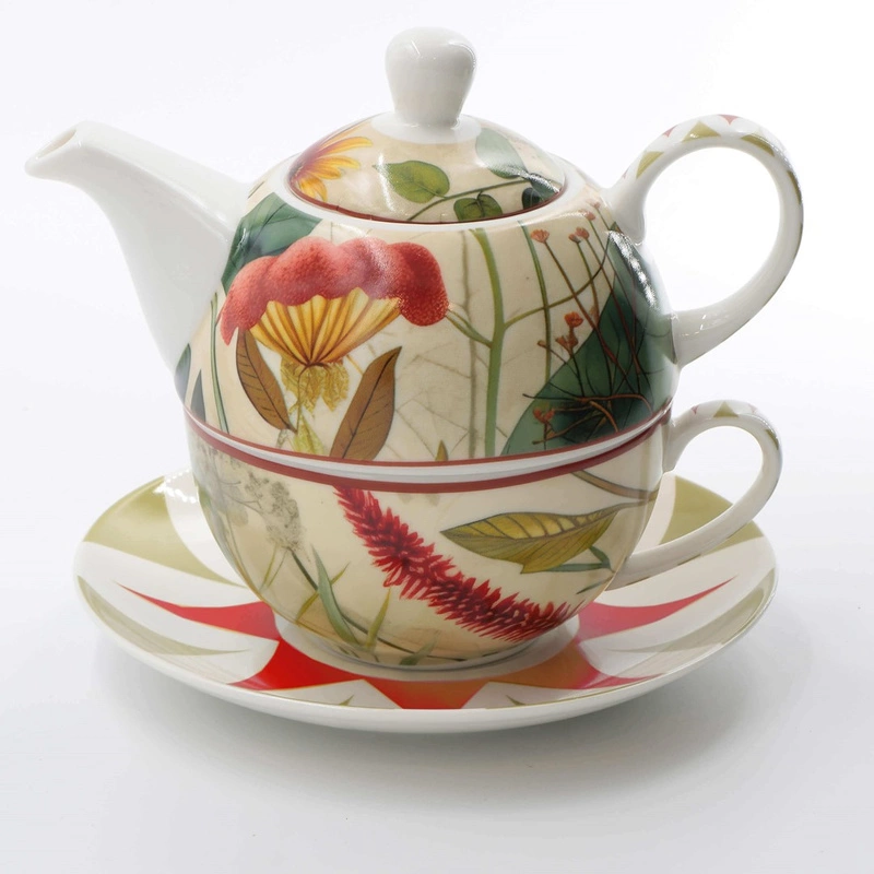 Rose&Tulipani - MIRABILIA Tea4One ze spodkiem 300 ml, czerwony