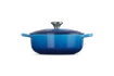 Le Creuset - garnek żeliwny Signature Saute lazur 3,4 l 24 cm