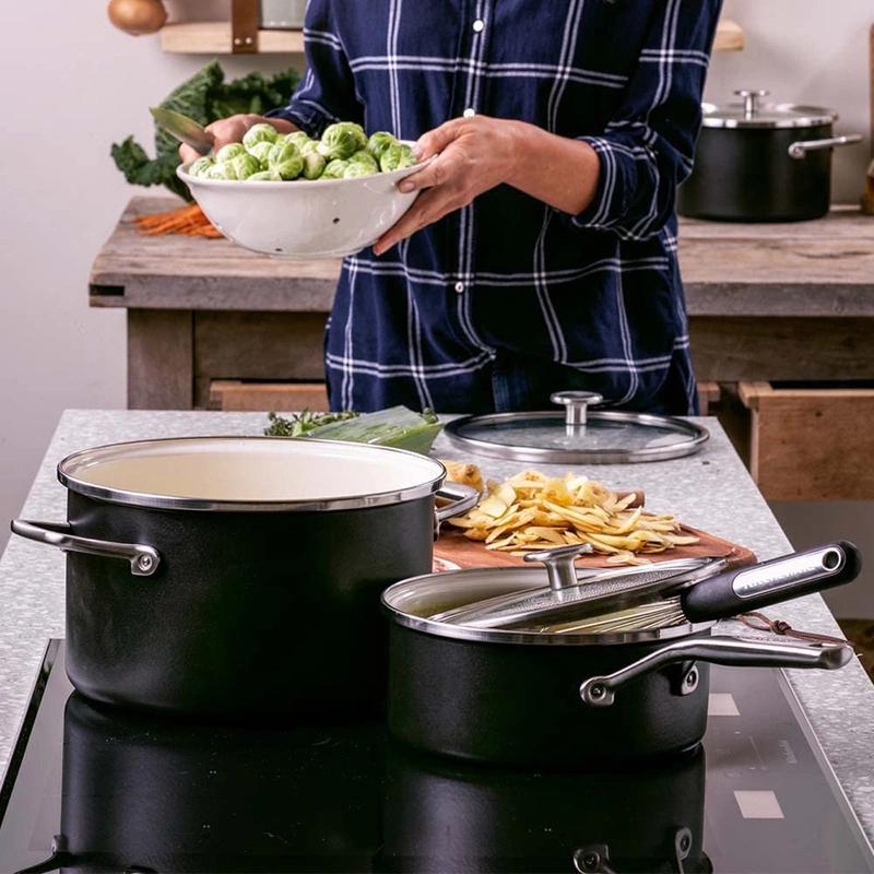 KitchenAid - Rondel emaliowany 1,3L - czarny mat