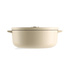 KitchenAid - garnek żeliwny owalny 5,6L Almond Cream