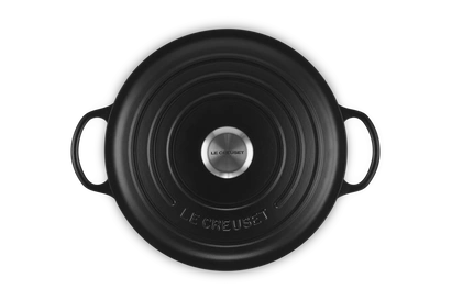 Le Creuset - La Marmite garnek żeliwny rodzinny czarny mat 28 cm