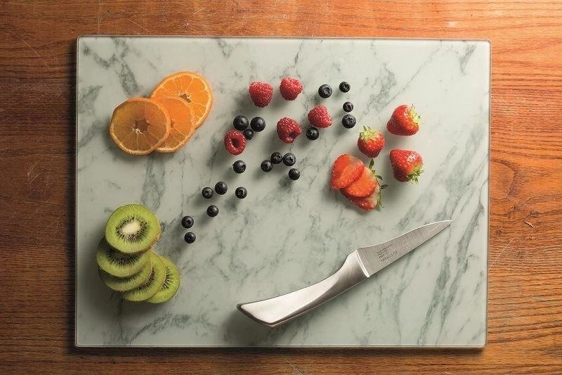 Typhoon - Deska ze szkła hartowanego, marmur