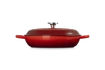 Le Creuset - garnek Gourmet Profesjonalny żeliwny 30 cm 3,5 l wiśniowy