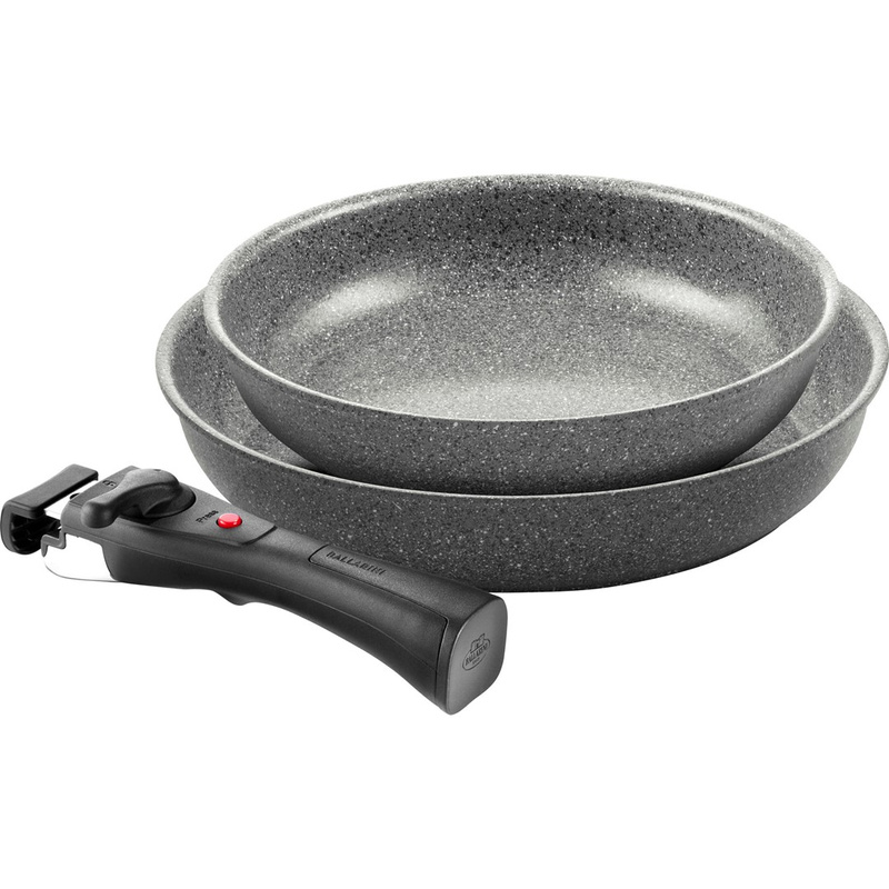 Ballarini -  Zestaw dwóch patelni 24 + 28 cm i rączka Torre