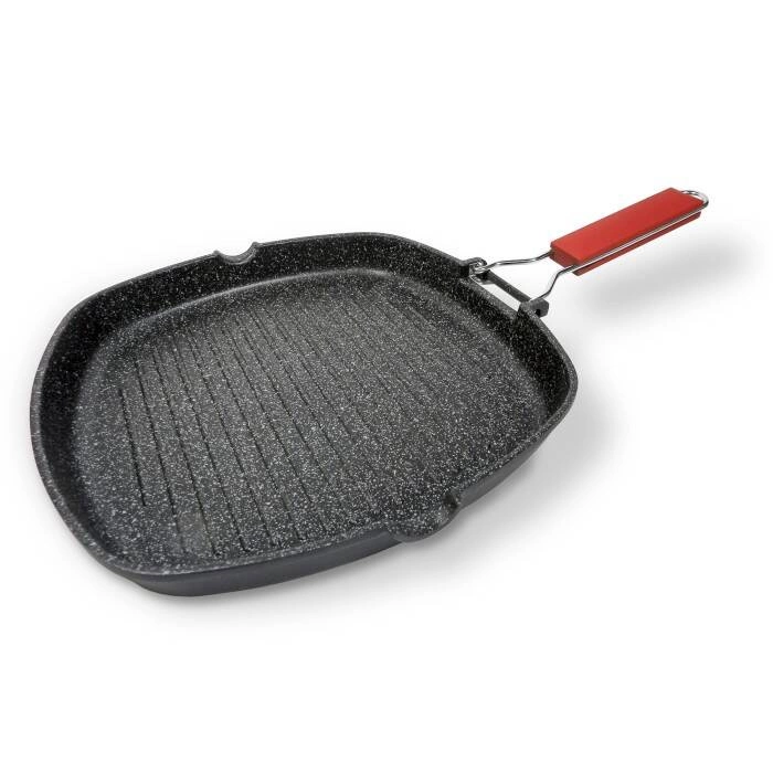 Moneta - Patelnia grillowa ze składaną rączką 28cm ind