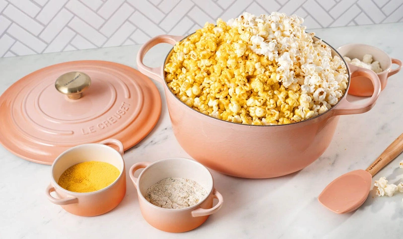 Le Creuset brytfanna żeliwna emaliowana Signature okrągła 24 cm 4.2l peche
