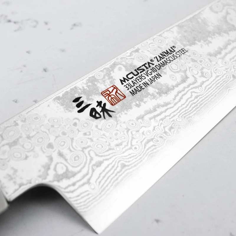 Mcusta Zanmai - VG-10 Splash Nóż Sujihiki 27cm