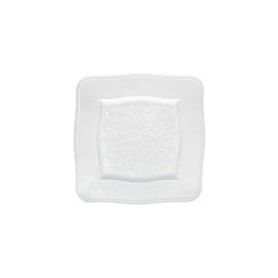 La Porcellana Bianca - zestaw 6 talerzy kwadratowych 20 cm Florentina