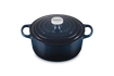 Le Creuset brytfanna żeliwna emaliowana Signature okrągła 24 cm 4.2l nuit