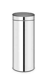 Brabantia - kosz na śmieci Touch Bin New 30l polerowana stal