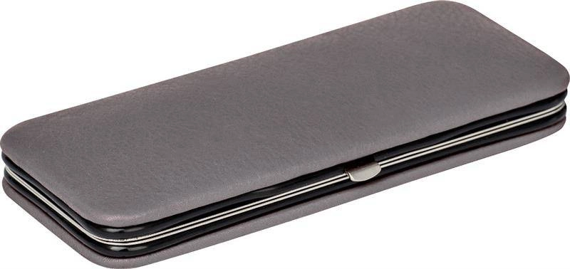 Erbe Solingen - Zestaw do manicure 5 cz. stal niklowana szary, sztywne etui