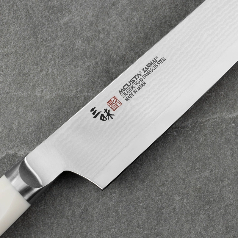 Mcusta Zanmai - Classic Damascus Corian Nóż Sujihiki 24cm
