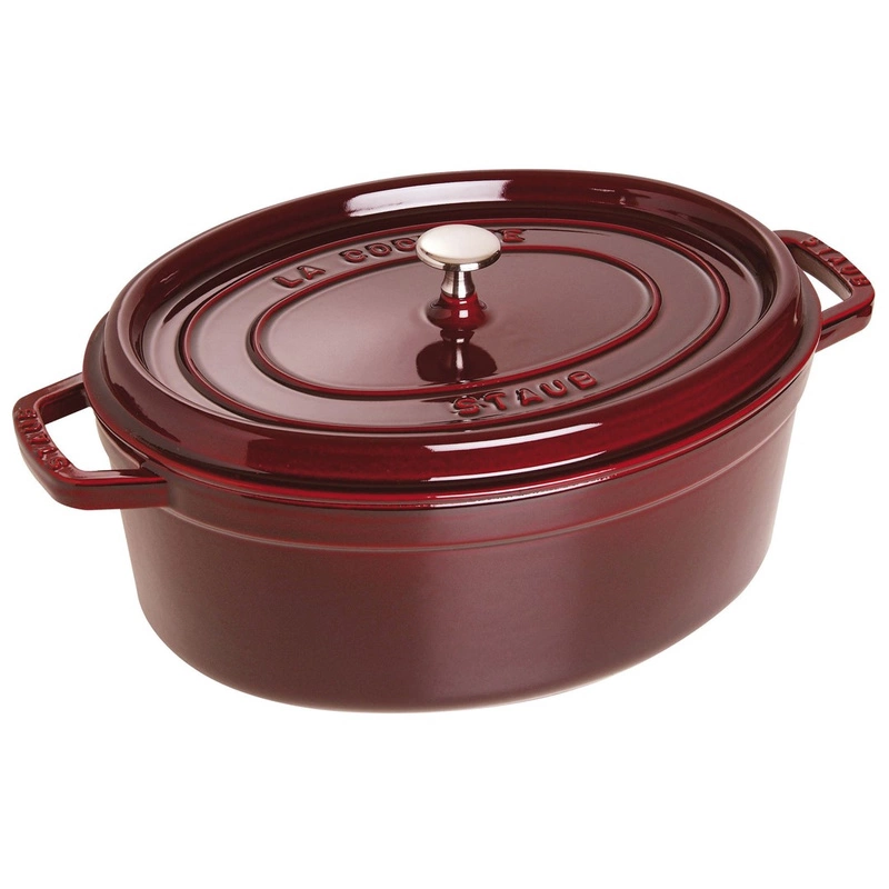 Staub - brytfanna  żeliwna bordowa 6,5 l 33 cm
