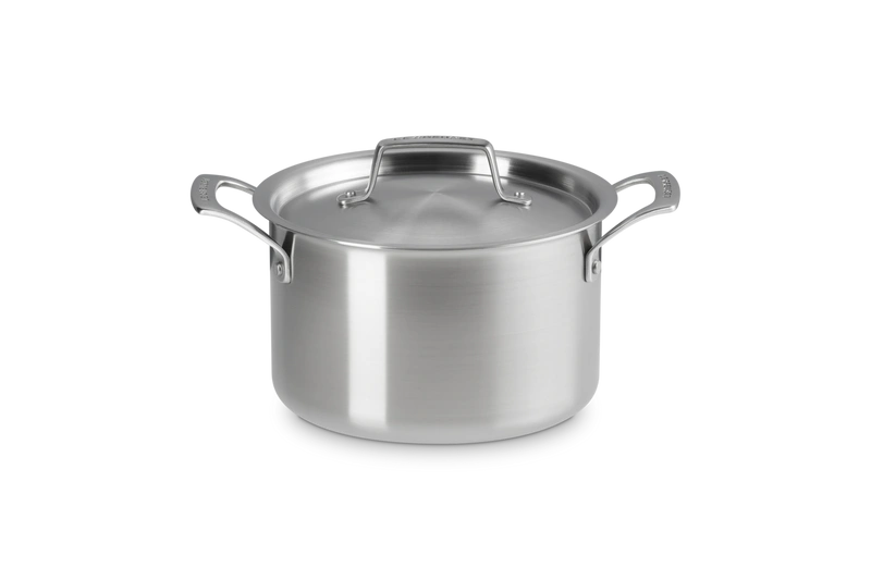 Le Creuset - 3-warstwowy głęboki garnek ze stali nierdzewnej Essential20 cm