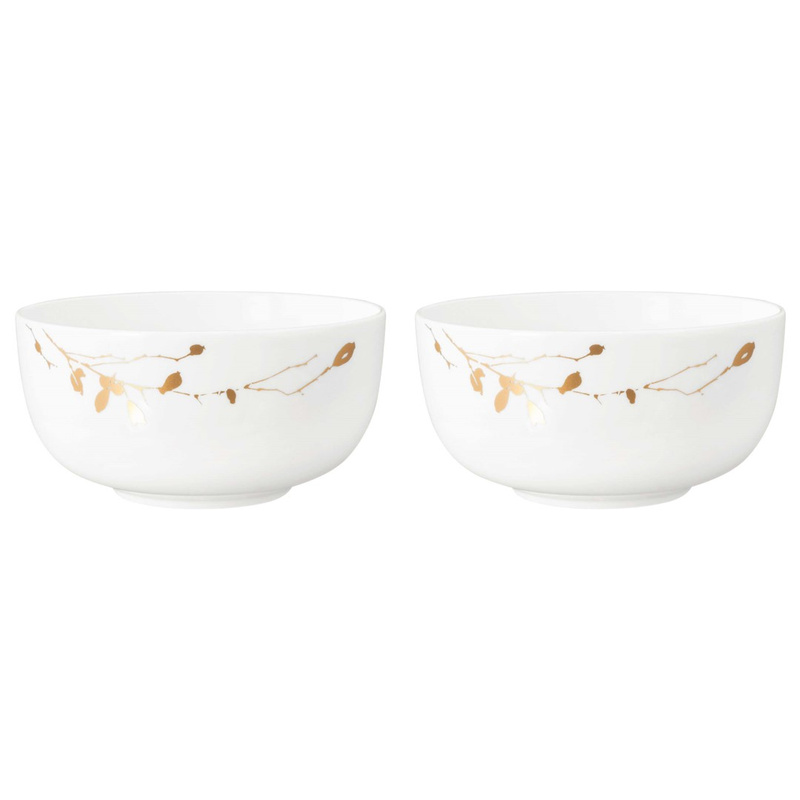 Seltmann - LIBERTY GOLDEN ROSE HIP Zestaw 2 misek 17.5 cm
