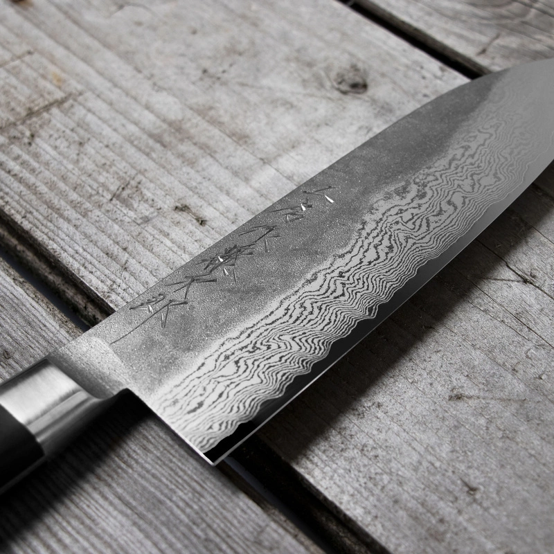Tojiro - Atelier Forged VG-10 Nóż Santoku 17cm