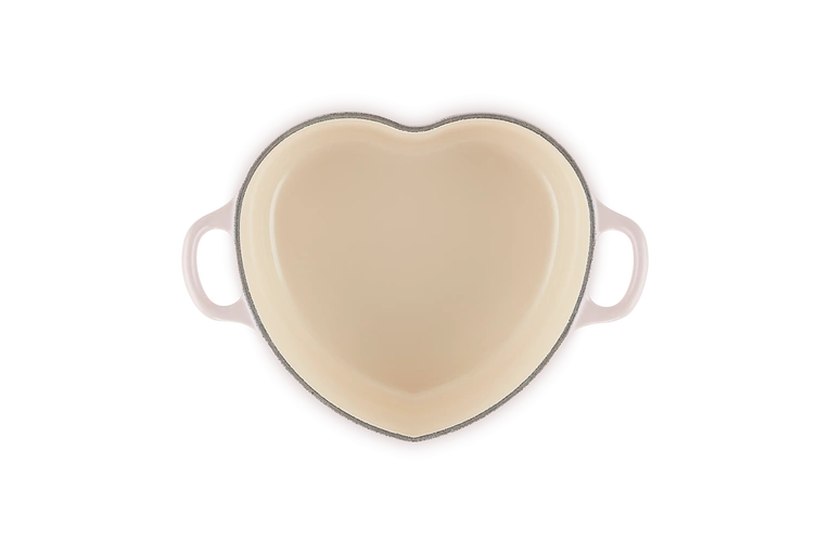 Le Creuset - brytfanna w kształcie serca 20 cm Shell Pink