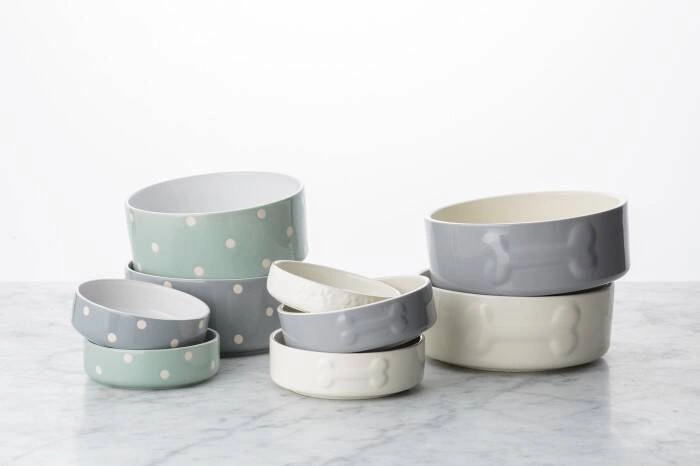 Mason Cash- Miska dla psa, 15 cm, szara PetWare