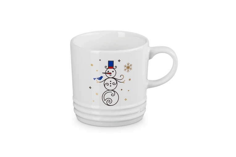 Le Creuset - Kubek 350 ml Noel Bałwanek Biały