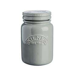 Kilner - Słoik ceramiczny, szary, Ceramic Push Top