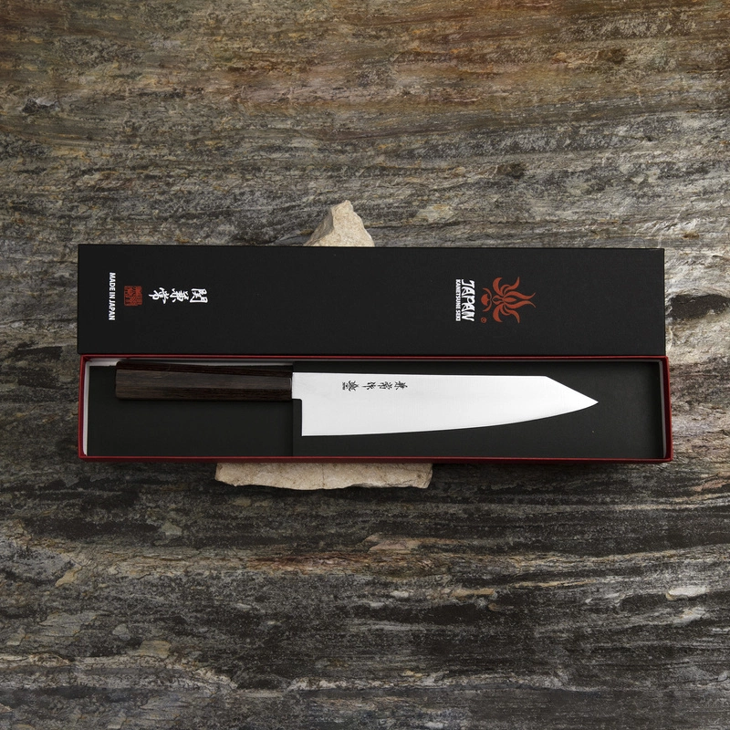 Kanetsune Seki - Ichizu VG-10 Mono Nóż Kiritsuke Gyuto 21 cm