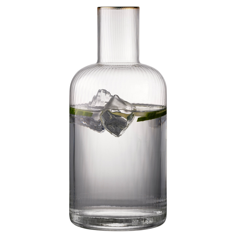 Lyngby Glas - Karafka do wody Palermo 1,5 l złota