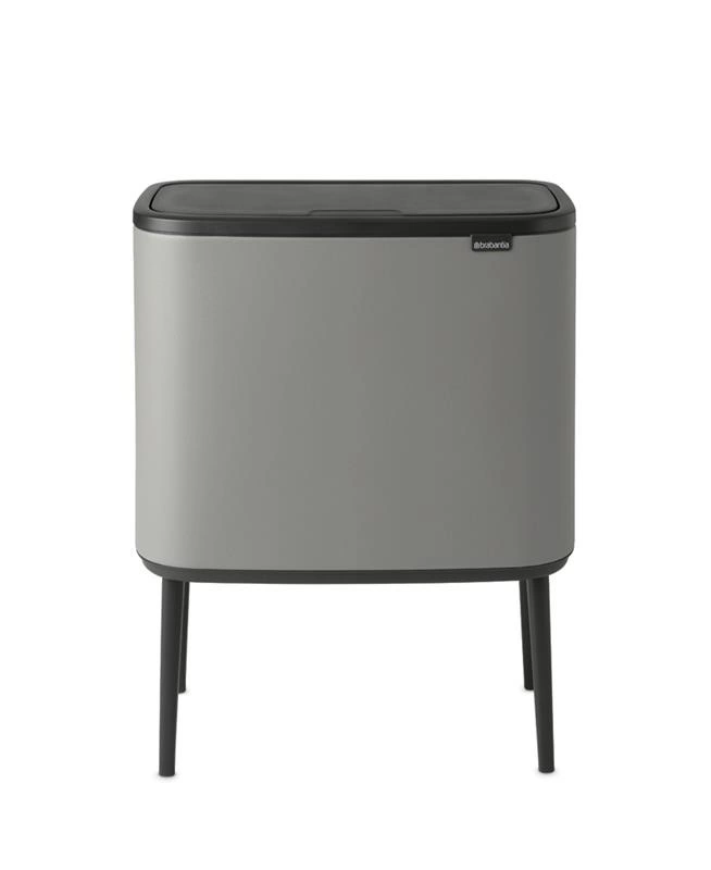 Brabantia - Kosz na śmieci Touch Bin BO 36l szary Mineral Concrete