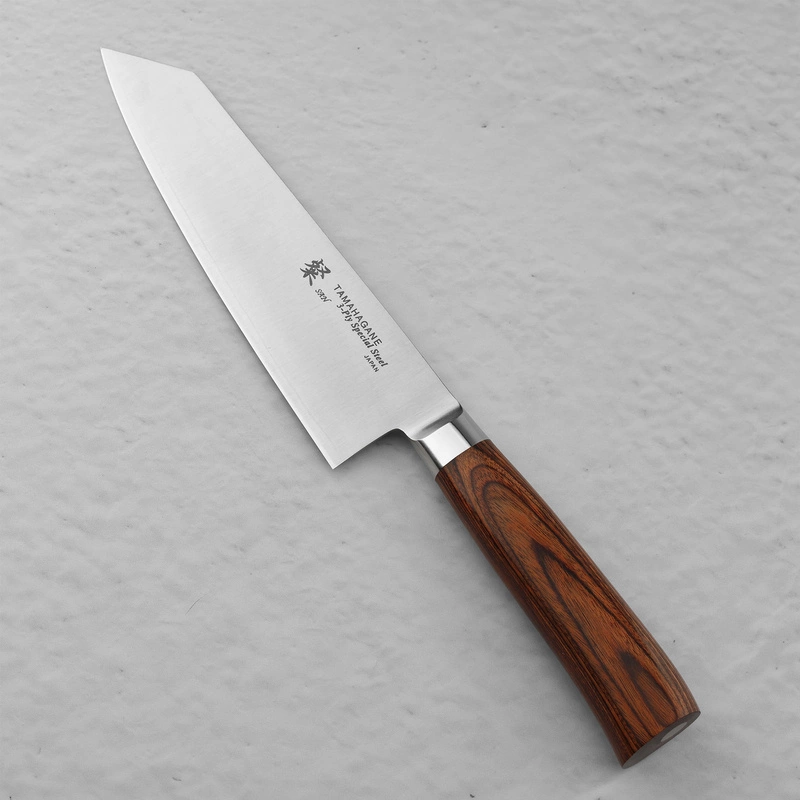 Tamahagane - San Brown VG-5 Nóż Kengata 19,5 cm
