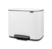 Brabantia - Kosz na śmieci pedałowy BO 11+23l biały