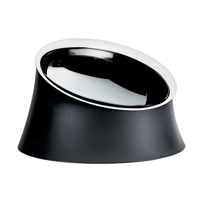 Alessi - miska dla psa, czarna; 21 cm WOWL