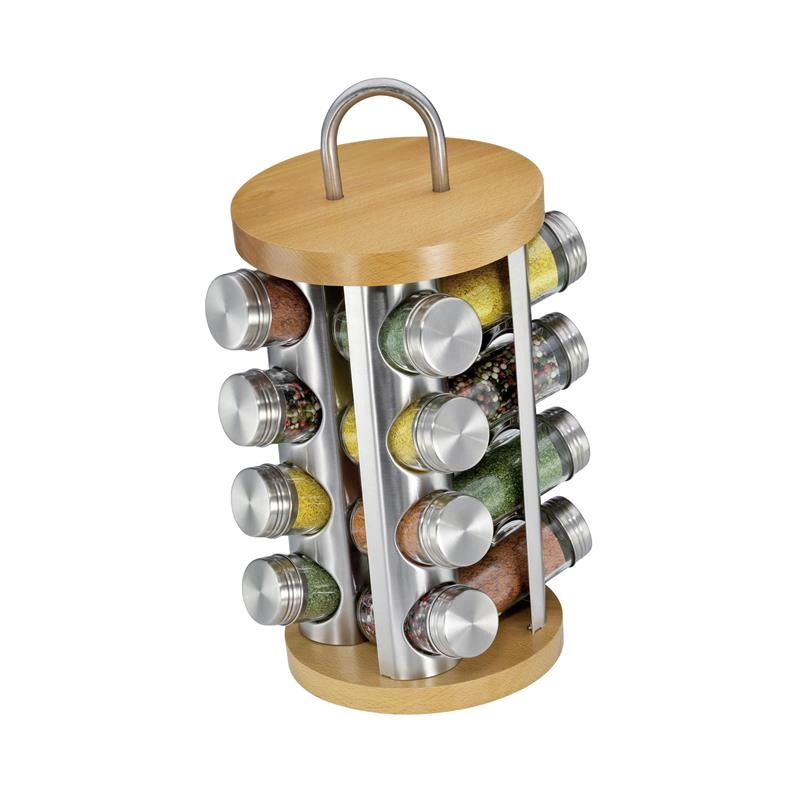 Kuchenprofi - obrotowy stojak na 16 przypraw, śred. 20 x 35 cm, drewno bukowe