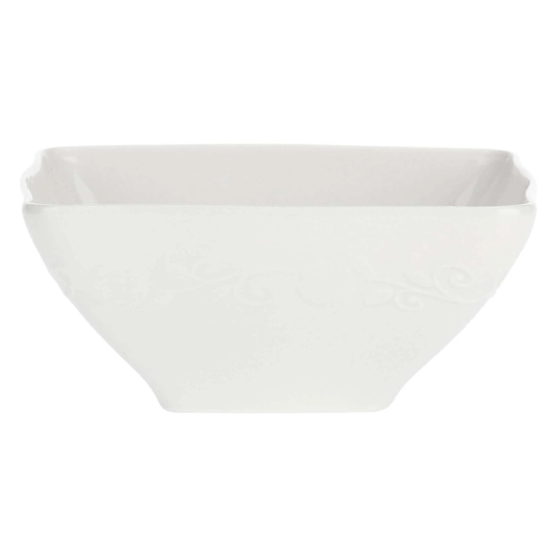 La Porcellana Bianca - zestaw 6 misek kwadratowych głębokich 11 cm Florentina