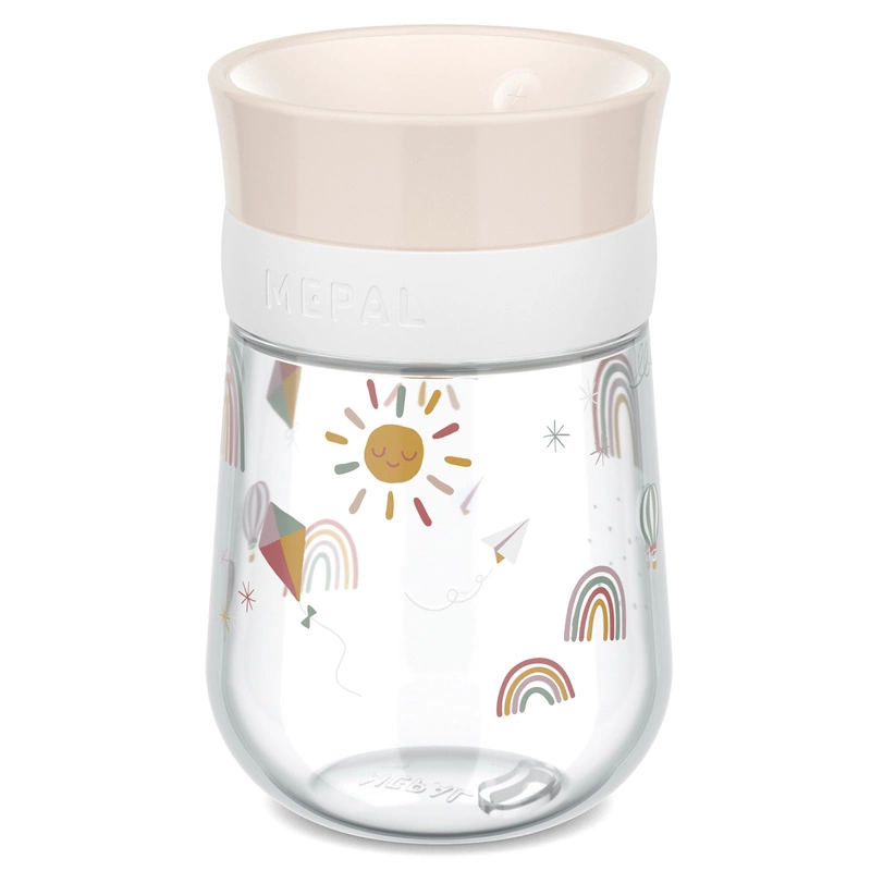 Mepal - Kubek dziecięcy treningowy do nauki picia Mio 300 ml Sunshine & Rainbow