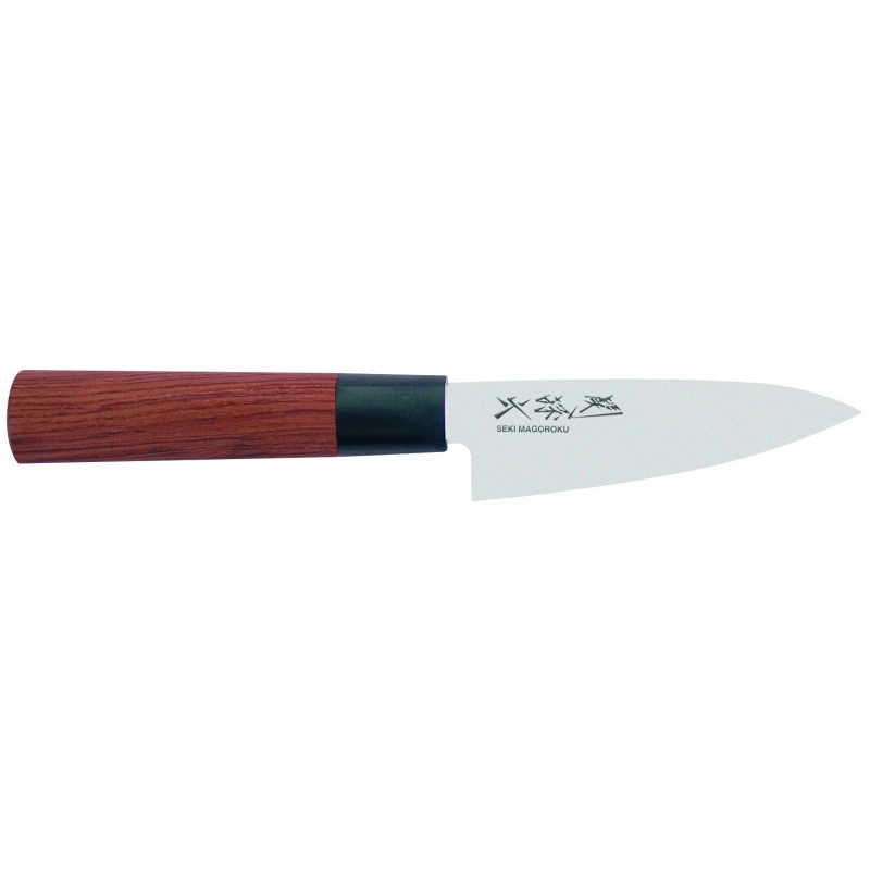 KAI - Nóż obierak 10 cm Seki Magoroku Red