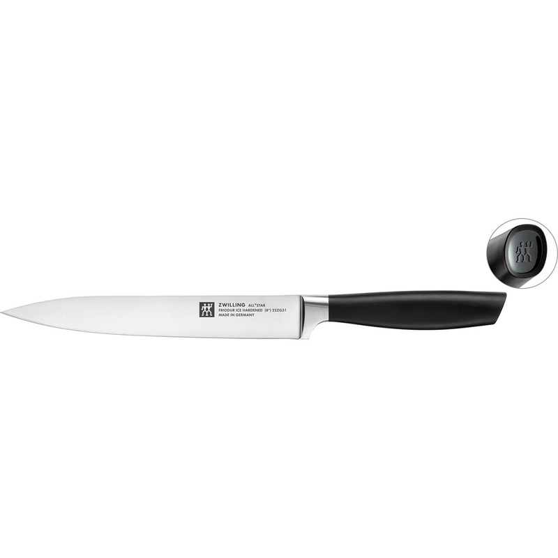 Zwilling - nóż do wędlin 20 cm czarny All * Star