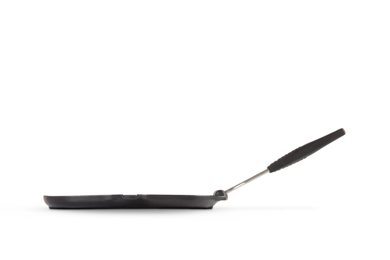 Le Creuset - patelnia żeliwna grillowa z silikonowym uchwytem 24 cm