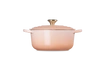 Le Creuset brytfanna żeliwna emaliowana Signature okrągła 20 cm 2,4l peche