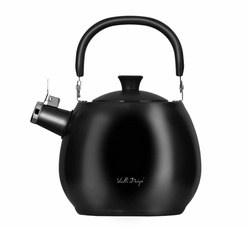 Vialli Design - Czajnik z gwizdkiem 2,5 L Bolla grafitowy matowy