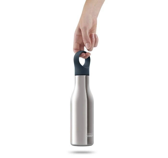 Joseph Joseph - Butelka termiczna 0,5 l stalowa, Loop™