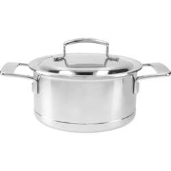 Demeyere - SILVER 7 Garnek niski z pokrywką 2.2 ltr