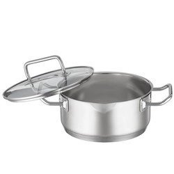 Roesle - Garnek niski z pokrywą 20cm EXPERTISO 2,7 l