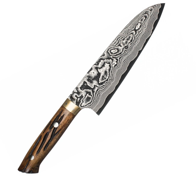 Takeshi Saji - YBB Ręcznie kuty nóż Santoku 18cm Tojiro - VG-10